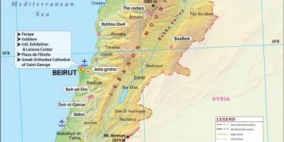 Karta drevnog Libanona